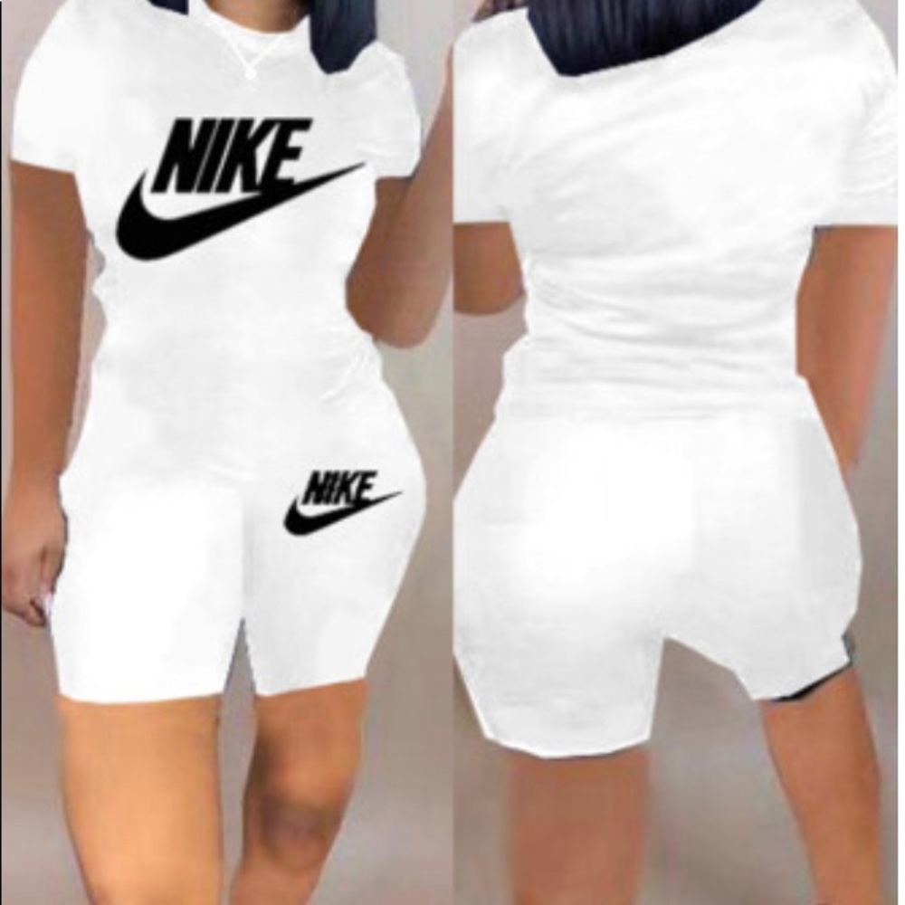 Two piece white outfit